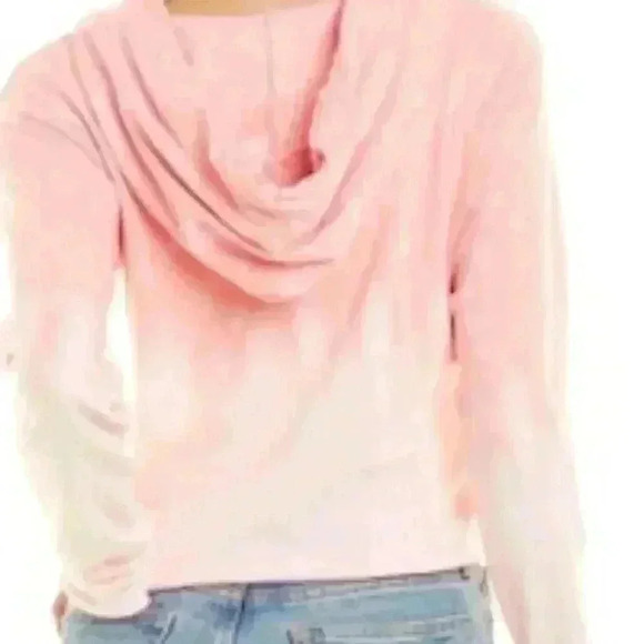 WILDFOX Hypersonic Ivy Dip-Die Sweatshirt Hoodie Pink Size Small - Picture 4 of 12